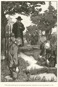 Bisschop Wilson van Sodor en Man (gravure) door English School