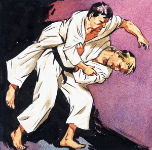 Zwarte band Judo