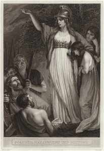 Boadicea die de Britten toespreekt door English School