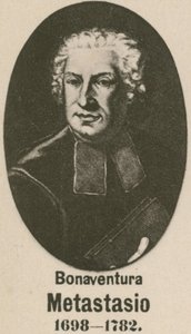 Bonaventura Metastasio (gravure) door English School