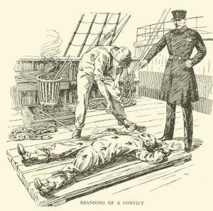 Brandmerken van een veroordeelde