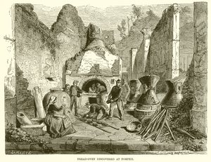 Broodoven ontdekt in Pompeii door English School