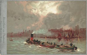 Brentford aan de rivier de Theems door English School