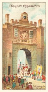Bridgegate, Londen (chromolitho)