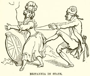 Britannia in korset