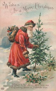 Britse Kerstkaart door English School