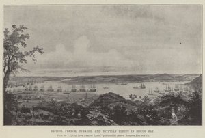 Britse, Franse, Turkse en Egyptische Vloten in Beicos Bay