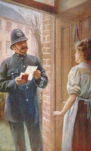 Britse politieagent, c.1900 door English School
