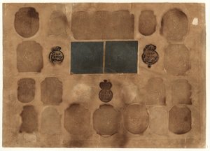 Britse belastingzegels, c.1765 door English School