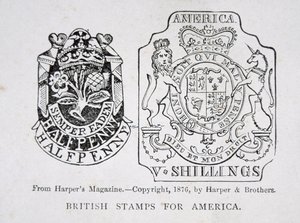 Britse postzegels voor Amerika