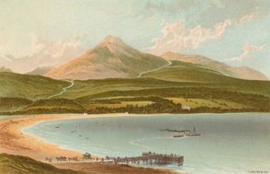Brodick Bay en Goatfell door English School