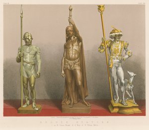 Bronzen beelden (chromolitho)