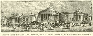 Brown Vrije Bibliotheek en Museum, Piction Leeszaal, en Walker Kunstgalerij door English School