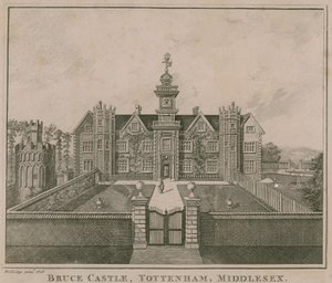 Bruce Castle, Tottenham, Londen; een uitzicht genomen in 1686