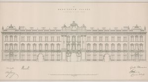 Buckingham Palace, Opgang van de Oostelijke Voorzijde door English School