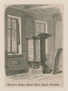 Bunyans Preekstoel, Paleis Hof Kapel, Lambeth