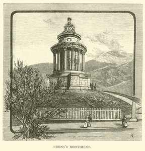Burns Monument door English School