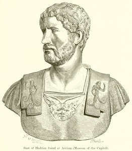 Buste van Hadrianus gevonden in Antium (Museum van het Capitool)