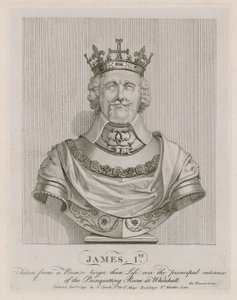 Buste van Jacobus I door English School