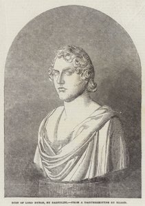 Buste van Lord Byron, door Bartolini door English School