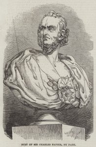 Buste van Sir Charles Napier, door Park door English School