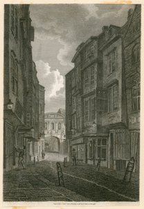 Butcher Row, gezien vanaf Temple Bar door English School