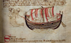 CCA-LitMs/D/10 fol. 18r Sirene, uit Bestiarium