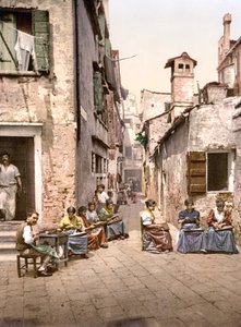 Calle dell Angelo a San Martino, Venetië door English School