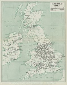 Kanaaltransport in de Britse Eilanden, De belangrijkste systemen met de bevaarbare rivieren door English School