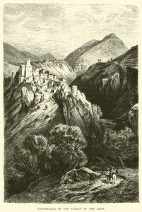Capistrello, in de Vallei van de Liris door English School