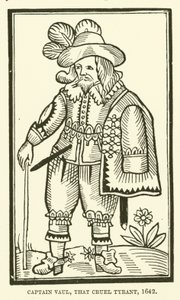 Kapitein Vaul, die wrede tiran, 1642 door English School