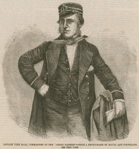 Kapitein Vine Hall, commandant van de Great Eastern door English School