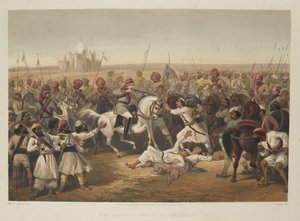 Verovering en dood van de Shahzadaghs, 1857 door English School
