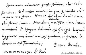 Kardinaal Pietro Bembo