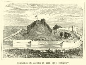 Carisbrooke Castle in de 17e eeuw