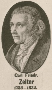 Carl Friedrich Zelter door English School
