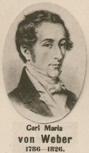 Carl Maria von Weber door English School