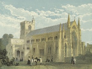 Carlisle Cathedral, zuidoostelijk uitzicht door English School