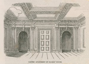 Uitgesneden kamer in Balmes Huis