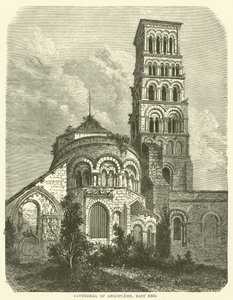 Kathedraal van Angouleme, Oosteinde (gravure)