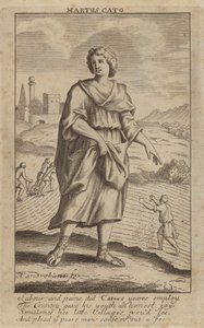 Cato de Oudere, Romeins senator en historicus (gravure)