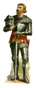 Cavaleriesoldaat uit de tijd van koning Richard II, 1377-1399