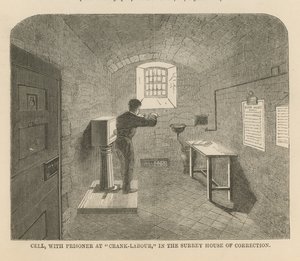 Cel in het Surrey House of Correction door English School