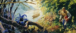 Charles Darwin was aan boord van de HMS Beagle toen deze de kust van Zuid-Amerika verkende door English School