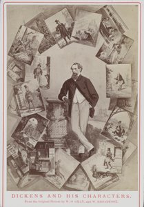 Charles Dickens en Zijn Personages, van het originele schilderij door W O Gray en W Broadfoot door English School