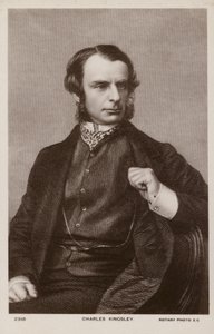 Charles Kingsley (1819-1875), Engels geestelijke, historicus en romanschrijver (litho)