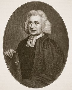 Charles Wesley, illustratie uit De Kerk van Engeland: Een Geschiedenis voor het Volk door H.D.M. Spence-Jones door English School