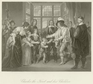 Karel de Eerste met zijn kinderen