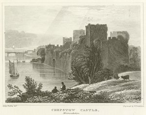 Chepstow Kasteel, Monmouthshire door English School
