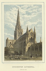 Chichester Kathedraal, zuidoost aanzicht door English School